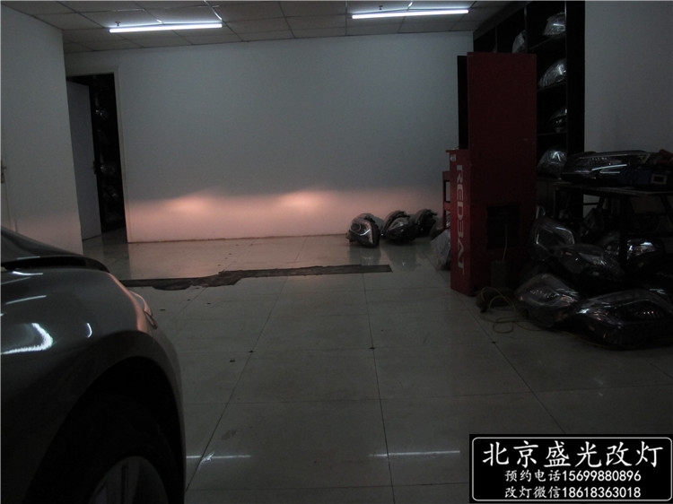 北京改燈 寶馬316i升級(jí)原廠高配天使眼氙燈