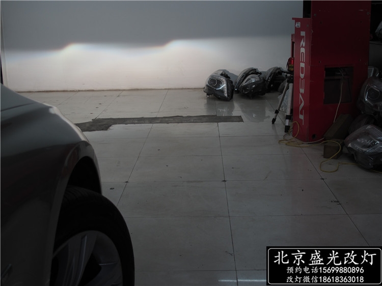 北京改燈 寶馬316i升級(jí)原廠高配天使眼氙燈