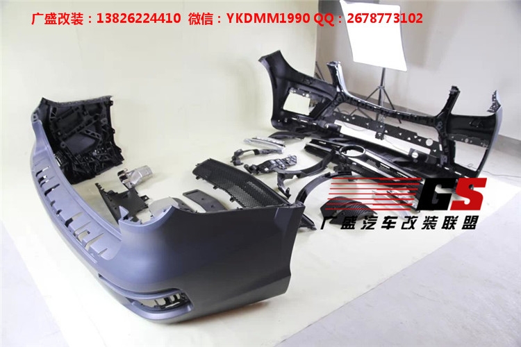 奔馳GL級X166/GL350/GL400/GL500改裝GL63AMG大包圍中網(wǎng)尾喉輪轂