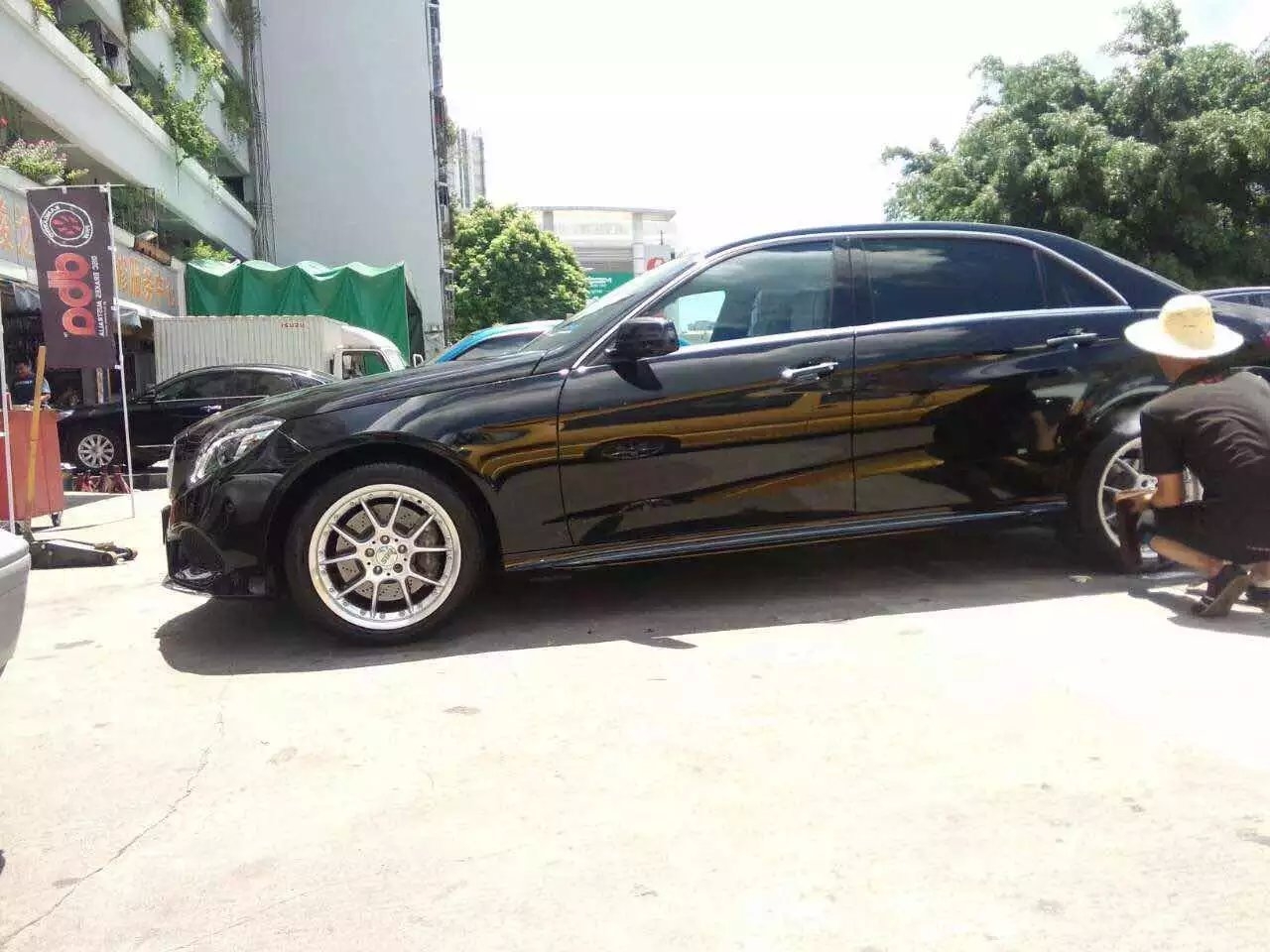 BBS、裝奔馳 E400