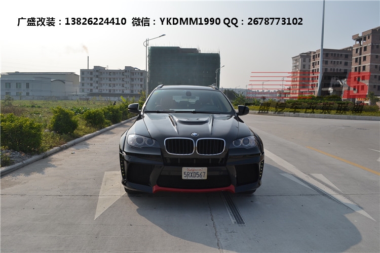 寶馬E71改裝寬體大包圍 X6改裝寬體 X6M包圍后唇排氣尾嘴保險(xiǎn)杠