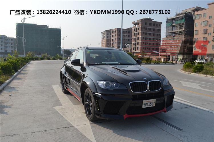 寶馬E71改裝寬體大包圍 X6改裝寬體 X6M包圍后唇排氣尾嘴保險(xiǎn)杠