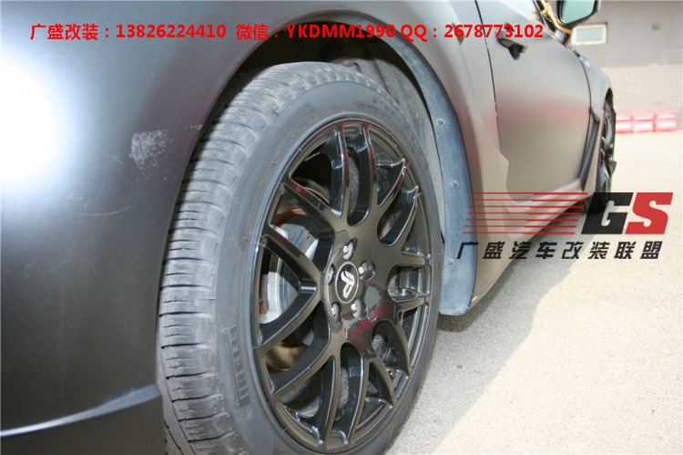 TOYOTA豐田86改裝WALD寬體包圍排氣管碳纖維尾翼機(jī)蓋寬體輪眉輪轂