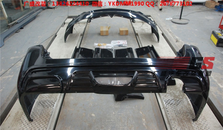 TOYOTA豐田Alphard埃爾法改裝WALD大包圍保險杠中網尾翼排氣管