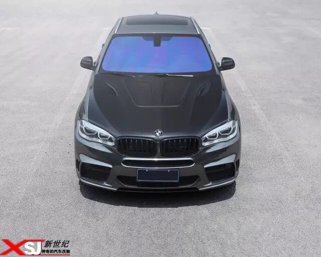 新款X5X6改裝hamann前杠最新款F15F16前杠套件改裝大包圍