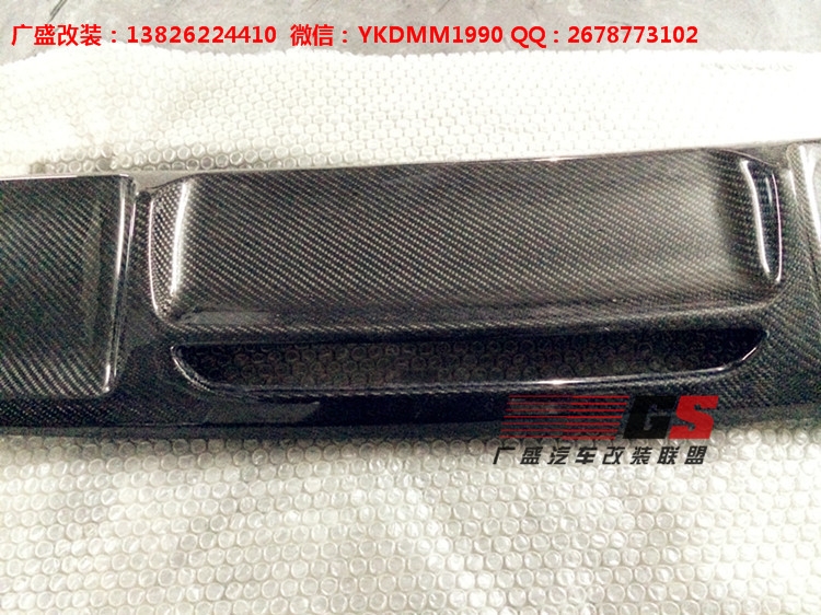奔馳W218 CLS300 CLS350改裝AMG CLS63碳纖維后唇包圍排氣管尾喉