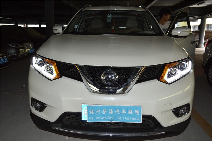福州汽車照明 新奇駿升級大燈總成犀利無比回頭率百分百 福州榮海汽車照明