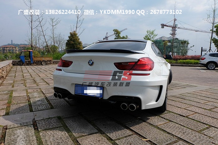 寶馬6系640i 650i F12 F13 F06改裝prior-design碳纖維機(jī)蓋大包圍