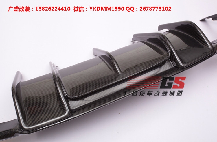 奔馳CLS300 CLS350 CLS60AMG改裝Renntech碳纖維后唇尾翼W218包圍