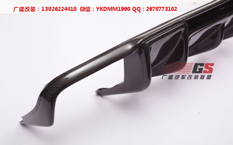 奔馳CLS300 CLS350 CLS60AMG改裝Renntech碳纖維后唇尾翼W218包圍