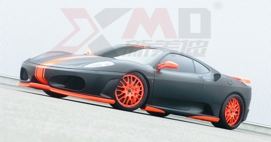 法拉利FERRARI F430改裝HAMANN空力套件碳纖維前后唇尾翼內(nèi)飾