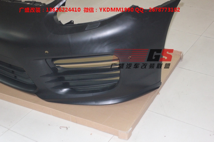 14 15保時捷Panamera970改裝Turbo大嘴前杠GTS大包圍日行燈排氣管