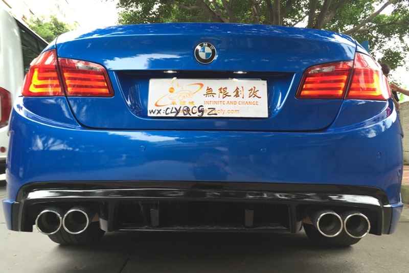寶馬5系改哈曼刀鋒寬體包圍