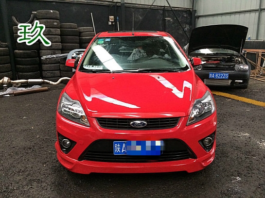【西安汽車改裝-良玖行】?？怂梗t色）胎鈴、包圍、排氣升級