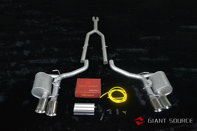 克萊斯特300C改裝giantsource閥門排氣中尾段