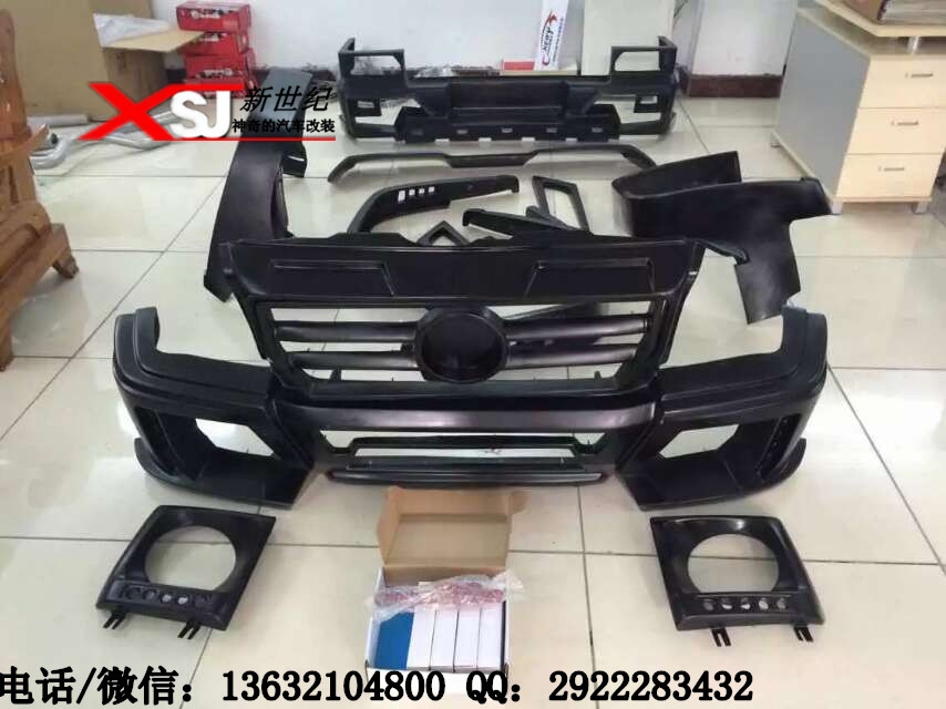 奔馳G級改裝日本W(wǎng)ALD大包圍套件G55G500改裝寬體大包圍碳纖維機(jī)蓋排氣