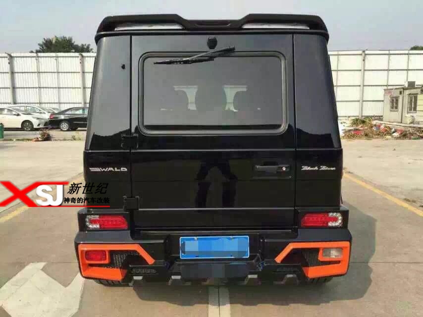 奔馳G級改裝日本W(wǎng)ALD大包圍套件G55G500改裝寬體大包圍碳纖維機(jī)蓋排氣