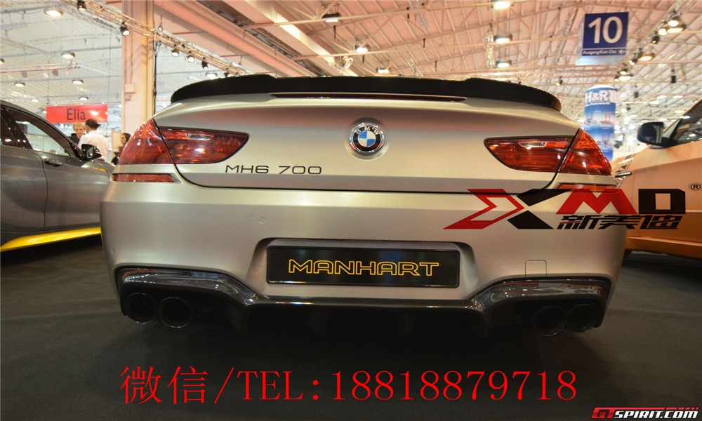 寶馬新款6系630 640Li改裝碳纖維后擾流板F06 F12包圍后唇尾翼 (15)