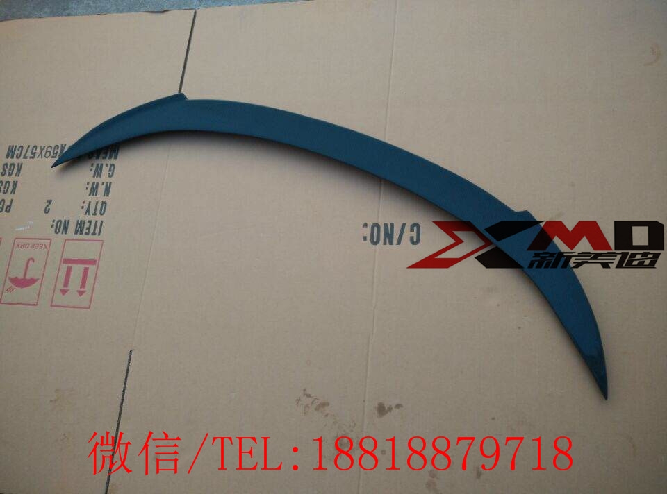 寶馬新款6系630 640Li改裝碳纖維后擾流板F06 F12包圍后唇尾翼 (15)