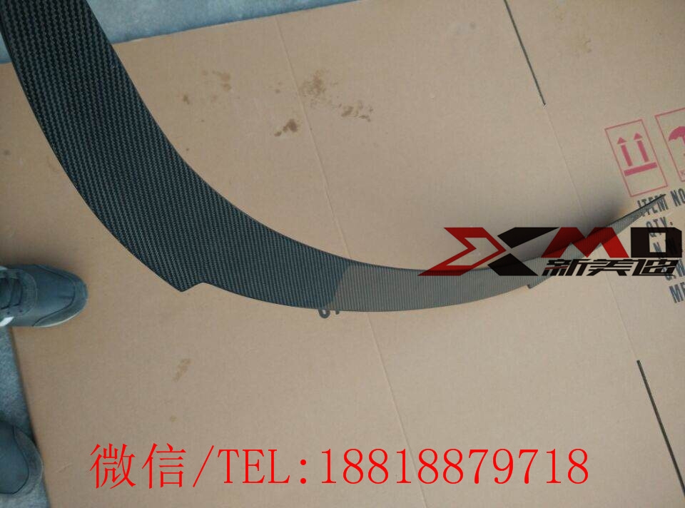寶馬新款6系630 640Li改裝碳纖維后擾流板F06 F12包圍后唇尾翼 (15)