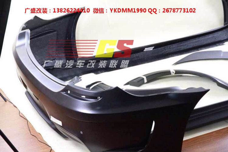 寶馬6系F12 F13 M6改裝prior-design寬體大包圍碳纖維尾翼排氣管