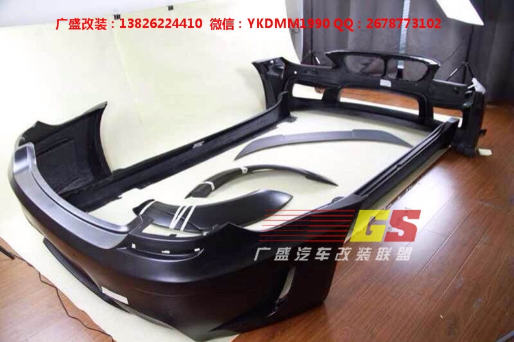 寶馬6系F12 F13 M6改裝prior-design寬體大包圍碳纖維尾翼排氣管