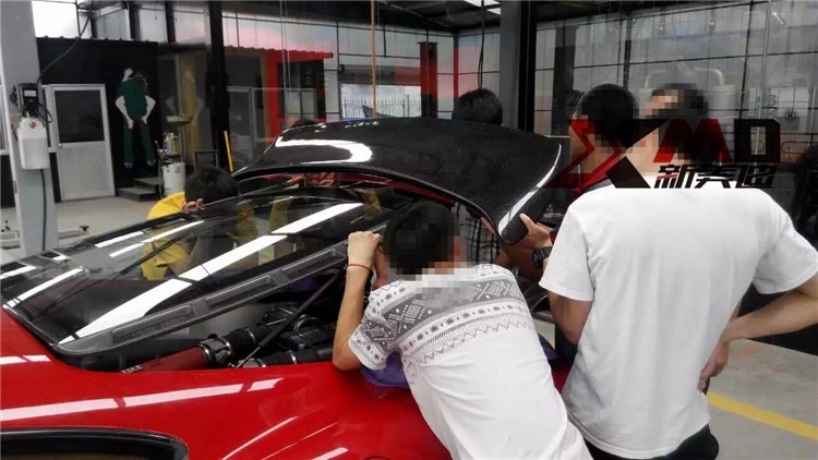 法拉利FERRARI F430改裝HAMANN空力套件碳纖維前后唇尾翼內(nèi)飾