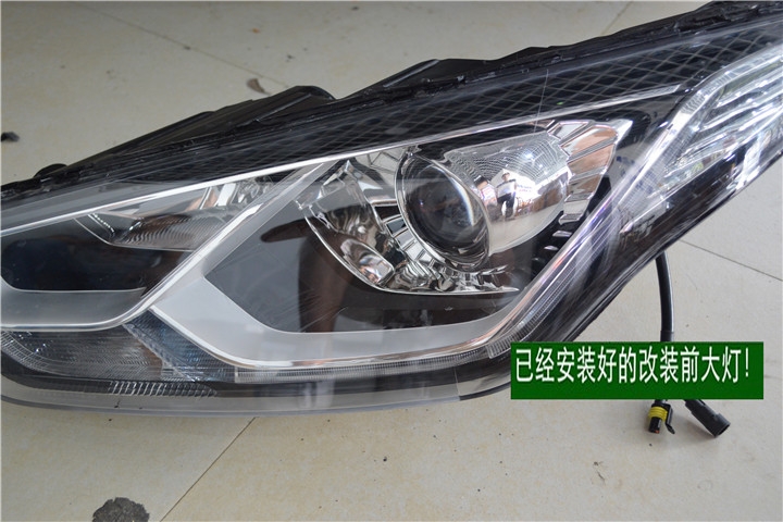福建福州車燈升級(jí) 福州福睿斯改燈 大燈改裝氙氣燈海拉雙光透鏡 福州榮海汽車照明