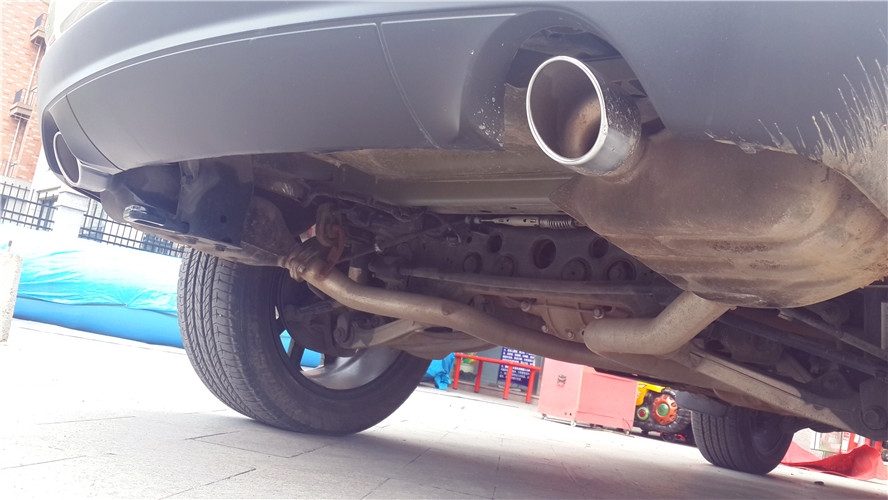 濰坊改排氣，濰坊汽車改裝排氣，切諾基改裝芒果排氣