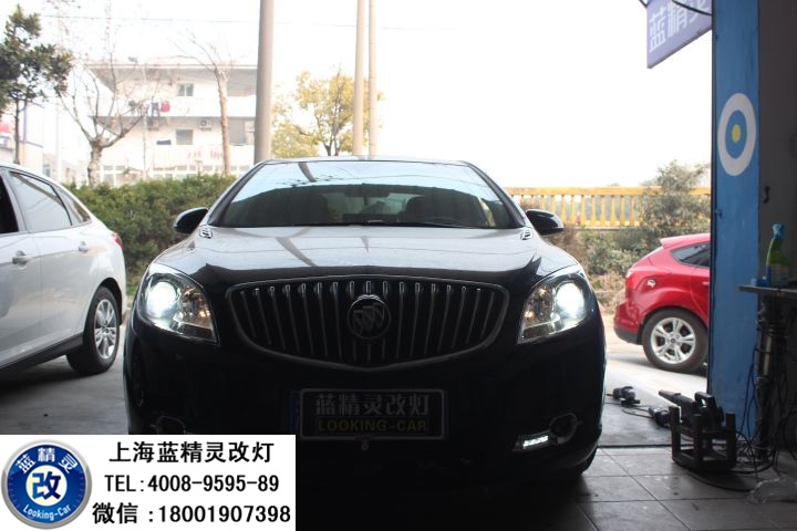 上海英朗GT改燈 上海英朗GT車燈改裝 英朗GT改海拉五雙光透鏡歐司朗氙氣大燈 英朗GT車燈不亮怎么辦？ GT改燈多少錢？