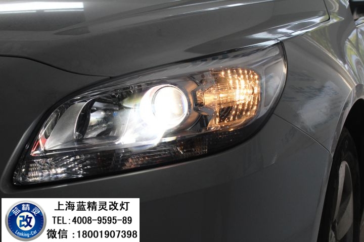 上海邁銳寶改燈 上海邁銳寶車燈改裝 邁銳寶改Q5雙光透鏡歐司朗氙氣大燈 嘉定改燈 松江改燈