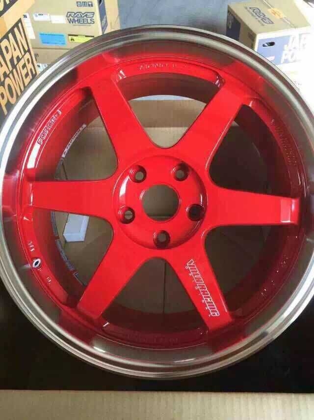 RAYS TE37TTA 特別版紅色 5X120 19寸寶馬數(shù)據(jù)