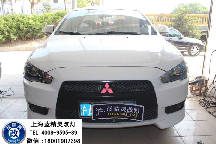 上海翼神改燈 上海翼神車燈改裝 翼神改Q5雙光透鏡歐司朗氙氣大燈 寶山改燈