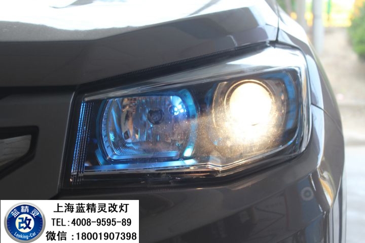 上海長安CS75改燈 上海CS75車燈改裝 CS75車燈不亮怎么辦？寶山CS75改Q5雙光透鏡歐司朗氙氣大燈