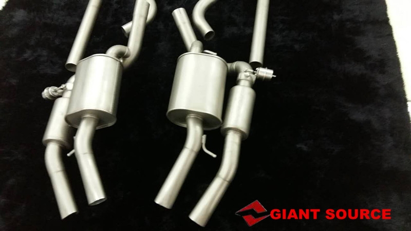 新款路虎攬勝行政版改裝giantsource排氣中尾端