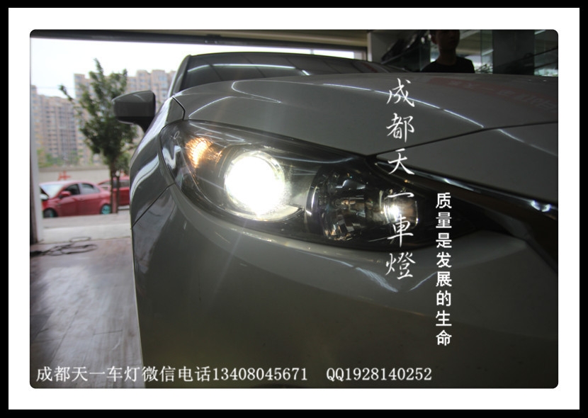 成都昂科塞拉車燈改裝氙氣燈雙光透鏡|成都昂科塞拉改透鏡