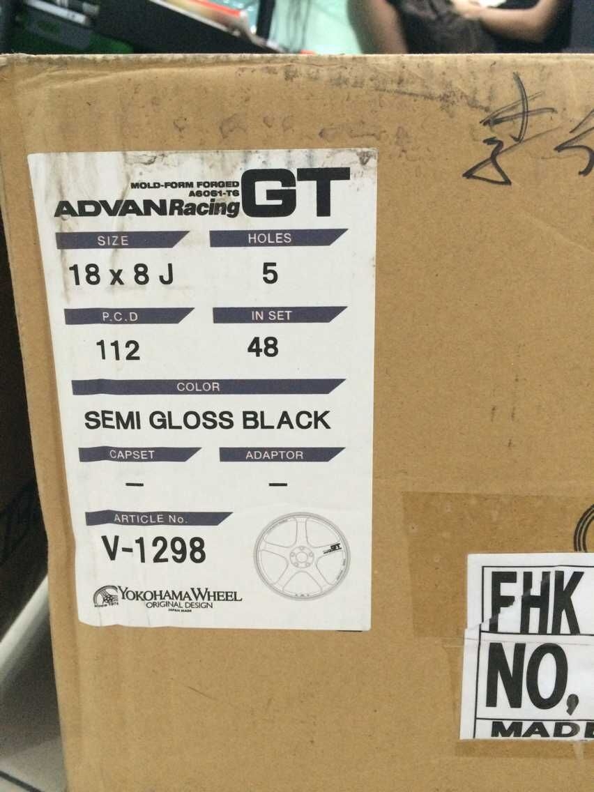 日本正品ADVAN GT 18寸112 熱熔鍛