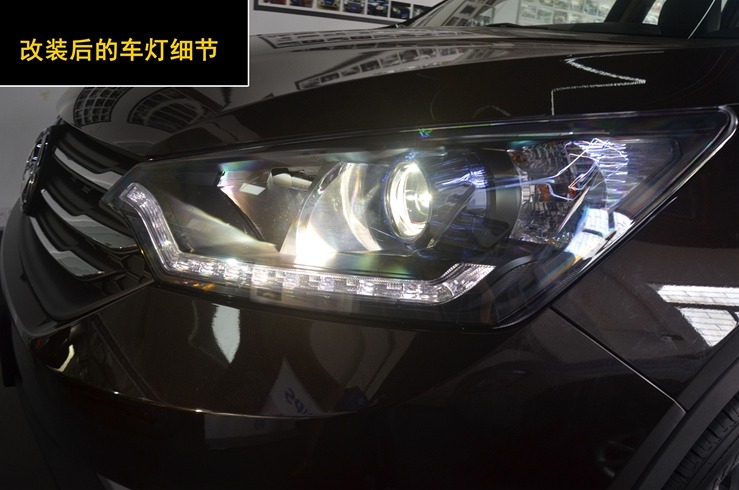 中山清風(fēng)車(chē)影---未上牌風(fēng)神AX7 原裝海拉五 氙氣燈改裝 你的車(chē)燈夠我亮嗎？