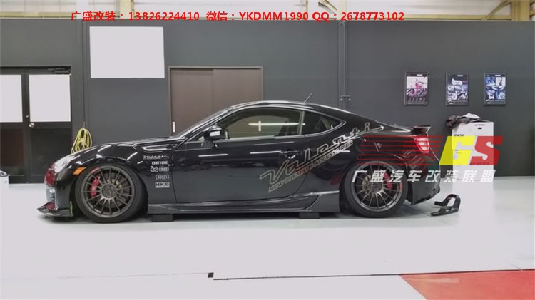 豐田GT86改裝碳纖維后唇后擾流前唇小包圍尾翼ROWEN款包圍葉子板