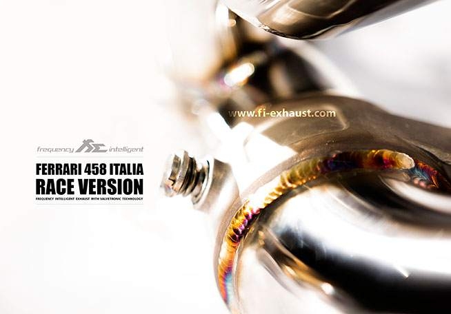 Fi-Exhaust Fi可變閥門排氣 法拉利 458 Italia Spider Race Ver