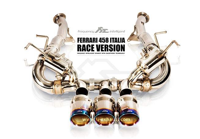 Fi-Exhaust Fi可變閥門排氣 法拉利 458 Italia Spider Race Ver