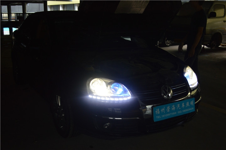 福州改日行燈 福州大燈速騰車燈升級(jí)小糸安定歐司朗氙氣燈 福州榮海汽車照明