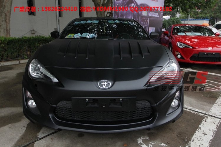 豐田GT86改裝WALD款大包圍小包圍尾翼碳纖維機(jī)蓋排氣管后唇前唇