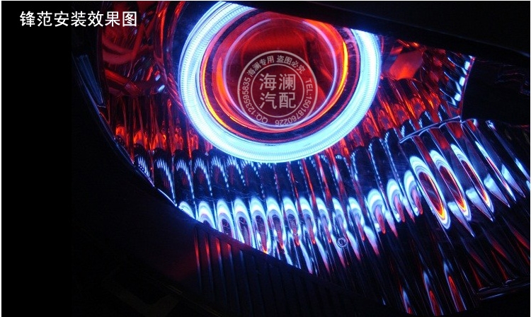 全新3寸Q5小糸雙光透鏡天使眼氙氣燈無損安裝H4H7美標精剛Q5透鏡