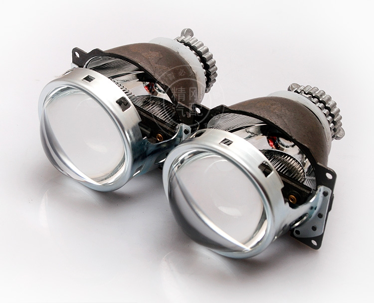 全新3寸Q5小糸双光透镜天使眼氙气灯无损安装H4H7美标精刚Q5透镜
