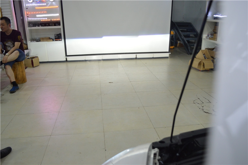 福建福州改汽車大燈 大眾甲殼蟲車燈改裝榮海G1雙光透鏡氙氣燈 福州榮海汽車照明