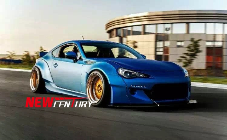 豐田GT86 斯巴魯BRZ改裝火箭兔寬體大包圍改裝尾翼前杠包圍套件