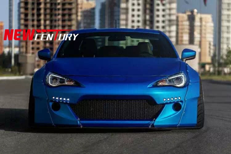 豐田GT86 斯巴魯BRZ改裝火箭兔寬體大包圍改裝尾翼前杠包圍套件