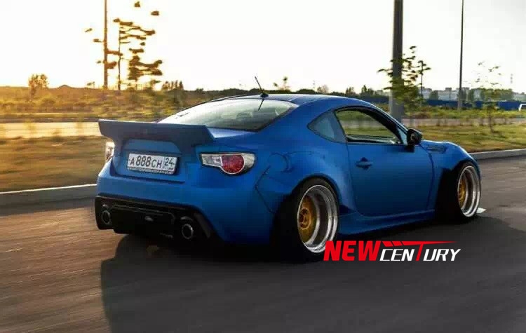 豐田GT86 斯巴魯BRZ改裝火箭兔寬體大包圍改裝尾翼前杠包圍套件