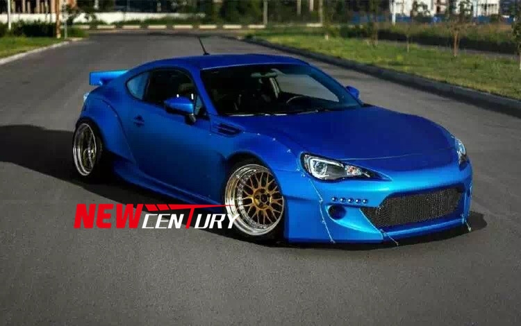豐田GT86 斯巴魯BRZ改裝火箭兔寬體大包圍改裝尾翼前杠包圍套件